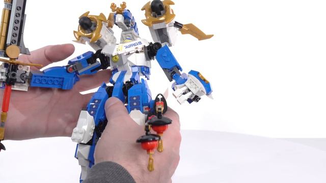 LEGO Ninjago Jay's Titan Mech 71785 Review! Cohesive, Stable, Large Mech With Big Weapons