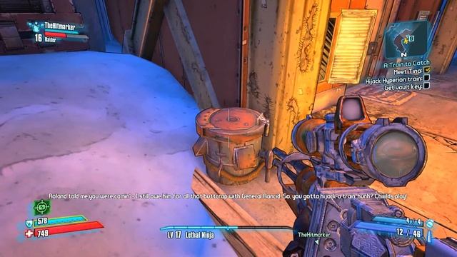Borderlands 2 Walkthrough - Part 34 [Chapter 8] A Train To Catch Let's Play Gameplay / Commentary