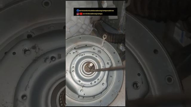 LG Inverter Con Problemas Al Lavar O Centrifugar Suena Fuerte O Rechina, Reparación De Transmisión
