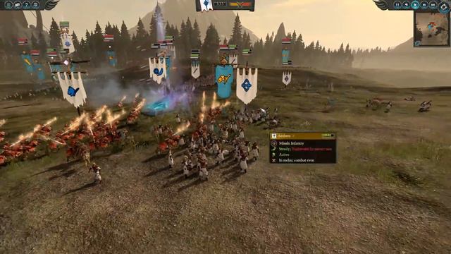 High Elves Vs Tomb Kings | ATTACK OF THE PIGEONS - Total War Warhammer 2