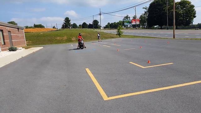 TAKING MOTORCYCLE TEST ON A HONDA GROM/ MSX125