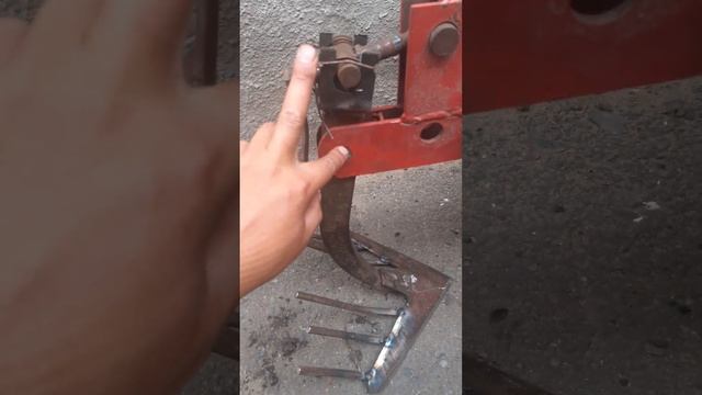 копалка картошки из культиваторной лапы