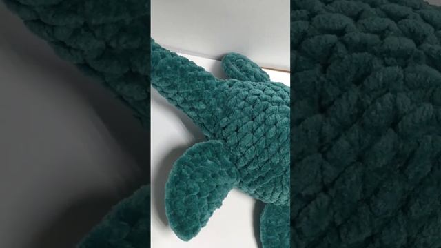 Мягкая игрушка - вязаный динозавр