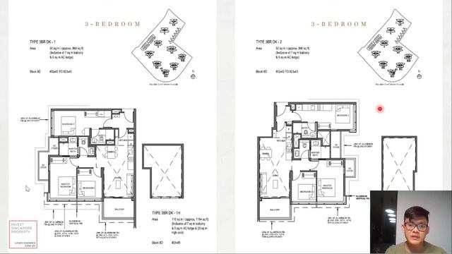 Parc Clematis Review, How To Select Best Units - 3 Bedroom Dual Key