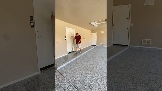 Epoxy Garage Floor For 3 A Car Garage In Phoenix #epoxyfloors #azsmallbusiness #pinterest #phoenix