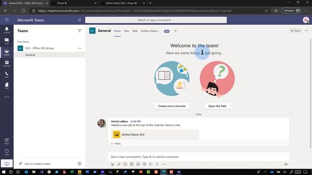 Integrate Power BI Reports In Microsoft Teams