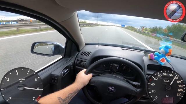 Opel Astra G 1.6 101 HP 1999 Acceleration & TOP Speed Drive On German Autobahn @die_yoshi_crew