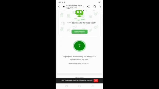 How To Download FIFA Mobile Mod Apk File In Happymod App|@AnimeXGamer11|please Subscribe And Like