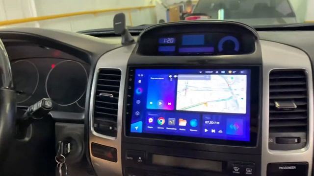 Магнитола Teyes CC3 для Toyota PRADO 120 Европеец, с усилителем.