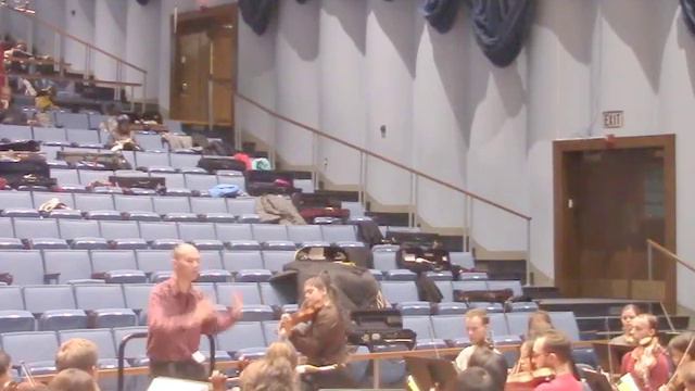 Rehearsal Of Korngold Violin Concerto