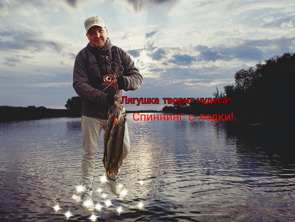 Сколько выходов на лягушку! Но Косадака Маскот творит чудеса! Спиннинг с лодки! Рыбалка на спиннинг!