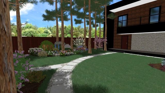 Третий вариант ландшафта в Лебедевке