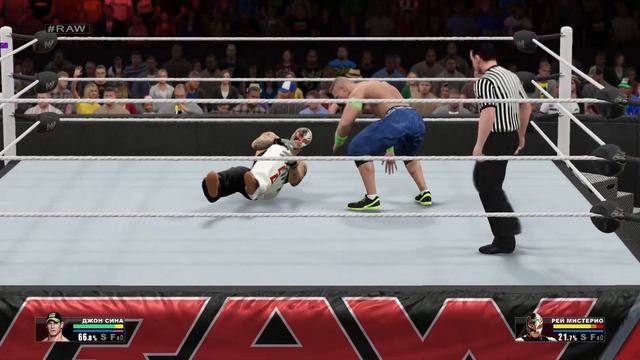 Бой WWE джон сина против рей мистерио