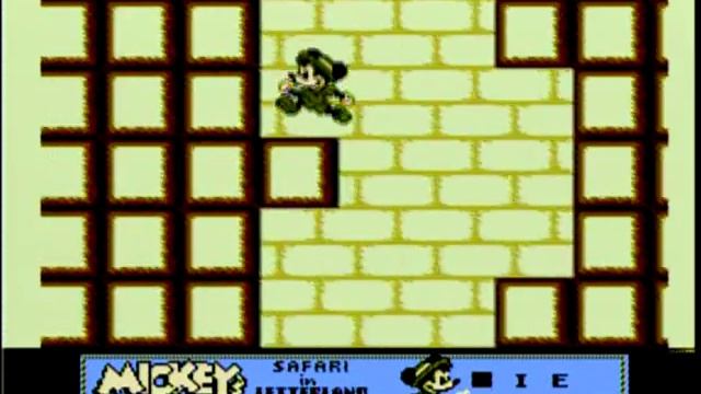 Famicom Longplay - Mickey's Safari In Letterland