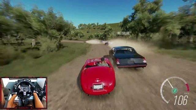 1948 Ferrari 166mm Barchetta Forza Horizon 3 & Logitech G920 (DailyRacePro)