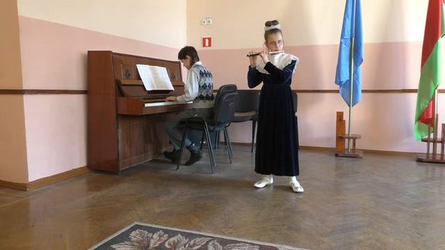 Гендель - Концерт для флейты с оркестром (F-dur),  II часть_исполняет Марианна Бабич