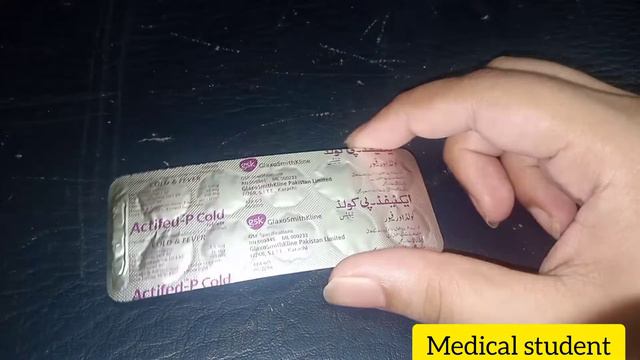 Review Of Actifed-P-Cold Tablets |cold And Fever |uses |medical Student