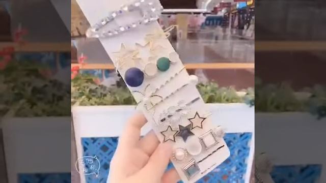 Заколка для волос с кристаллами серии "океан" прозрачная женская аксессуары на Aliexpress