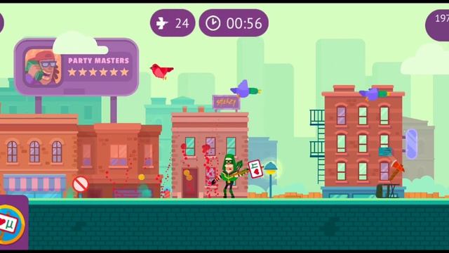 Bowmasters Birds Hunt Gameplay