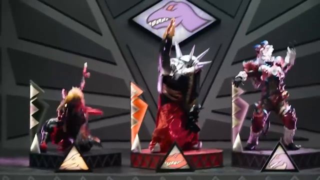 Power Ranger Dino Super Charge  Batalla Megazord de Villanos - Lord Arkanon se apodera de los zord
