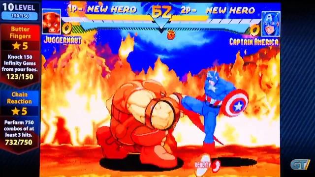 Marvel Vs Capcom Origins - EVO 2012: Juggernaut Vs Captain America Gameplay