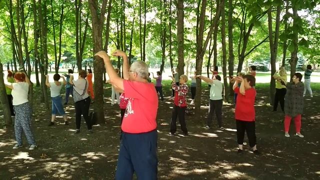 Занятия Цигун 9июня 2018