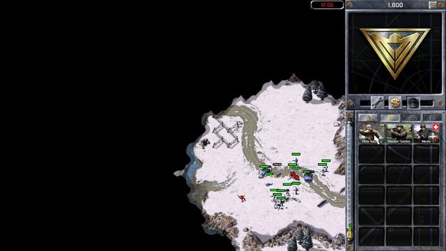 C&C Red Alert 1 Remastered | Allied Mission 2 - Five To One | (HARD)