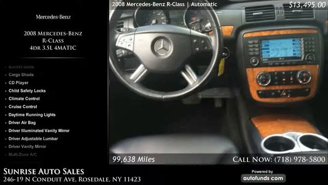 Used 2008 Mercedes-Benz R-Class | Sunrise Auto Sales, Rosedale, NY - SOLD