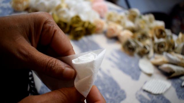 DIY Tissue Paper Roses | Preeti Petals