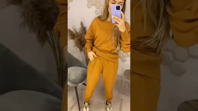 Спортивный костюм женский трехнитка