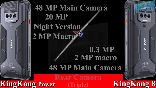 CUBOT KingKong Power Vs CUBOT KingKong 8  Full Specifications  2023.