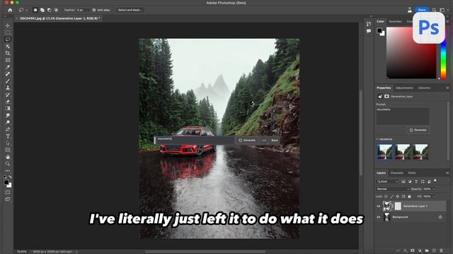 Exploring Photoshop AI - Automotive Photography