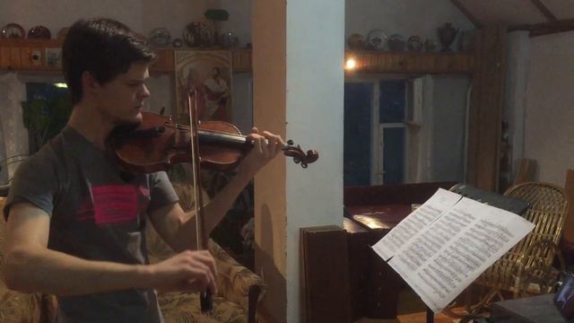 George Enescu: Violin Sonata No. 2 In F Minor, First Movement. (Distance Ensemble).