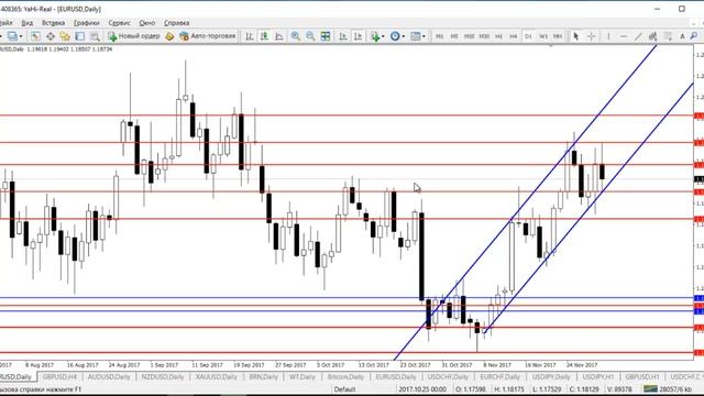 Обзор рынка Forex за неделю на 01.12.2017
