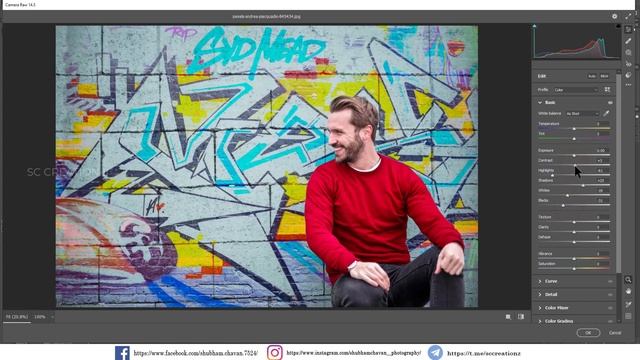 Photoshop Background Change L Add Graffiti Art On Wall L Photo Background Change
