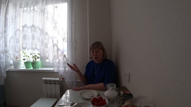 02. 03.19 К маме на вареники.  Реакция мамы на подарок от зрителей