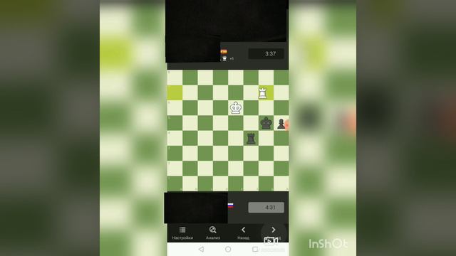 Шахматы онлайн. 2 Равные партии, где все решила ошибка.