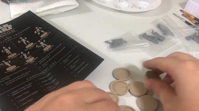 Unboxing Star Wars Legion Phase 1 Clone Troopers Set