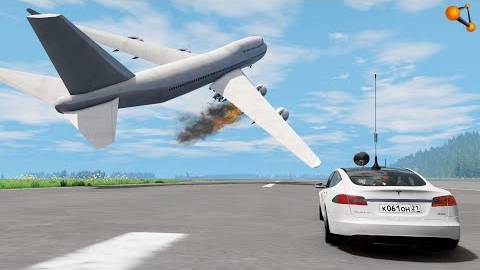 ХАКЕРСКАЯ АТАКА! ВЗЛОМ САМОЛЁТОВ В АЭРОПОРТУ ｜ BeamNG.drive