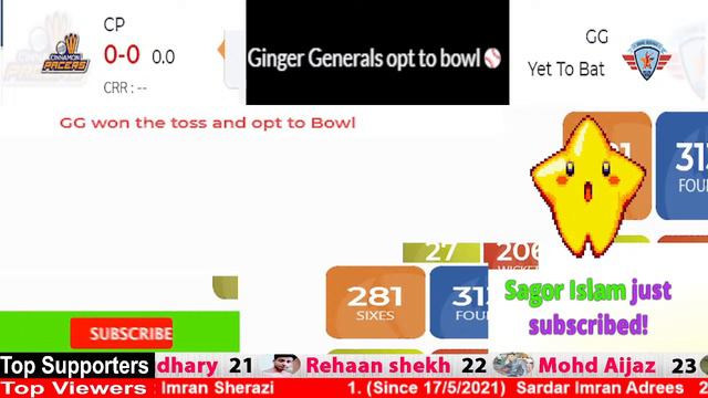 Live CP V GG | Cinnamon Pacers V Ginger Generals |  Dream11 Spice Isle T10 2021 Live