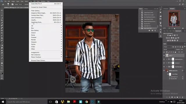 Photoshop Manipulation Oil Filter Skin Retouching Effect
