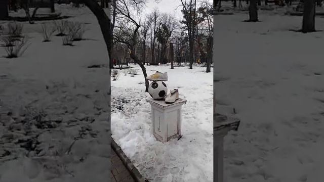 ДНР, центр Донецка сегодня. Парк кованых фигур. Февраль 2020 года. DPR, Centr Donetsk Today.