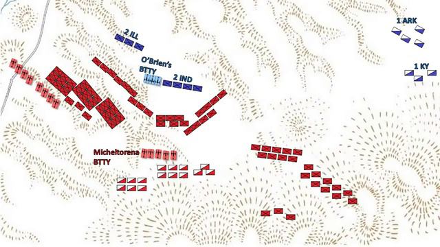 The Battle of Buena Vista 1847 animated battle map