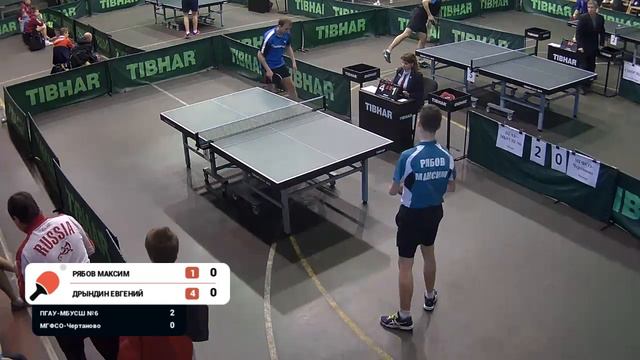 КЧ ФНТР 18/19. 3 тур. Мужчины. Стол №1. «ПГАУ-МБУСШ No6» - «МГФСО-Чертаново». Высшая Лига А