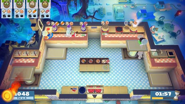 Overcooked! 2 - Night Of The Hangry Horde Kevin 3 (3 Players) Score: 2952
