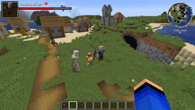 НОВЫЕ РАЗБОЙНИКИ В МАЙНКРАФТ | ОБЗОР МОДА MINECRAFT Illage And Spillage | МАГ И ОГНЕМЕТЧИК