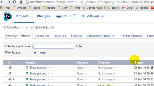 How To View Build History In TeamCity