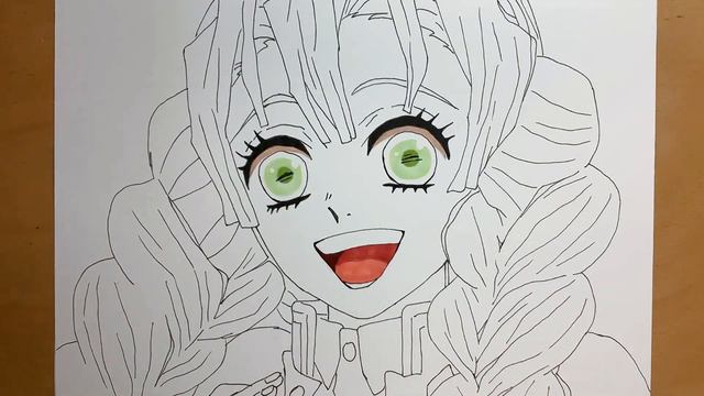 How To Draw Mitsuri Kanroji From Demon Slayer I Step By Step I Easy To Draw I Draw Anime
