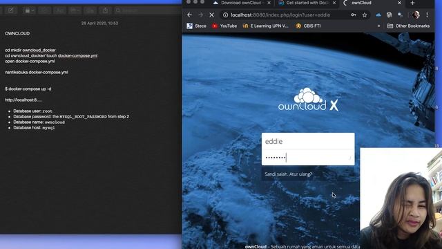 Instalasi Own Cloud Di IOS (Mac)  Dengan Docker (BAHASA INDONESIA)