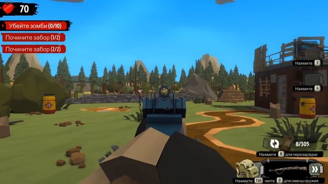 Бесплатный зомби выживач - Walking Zombie 2